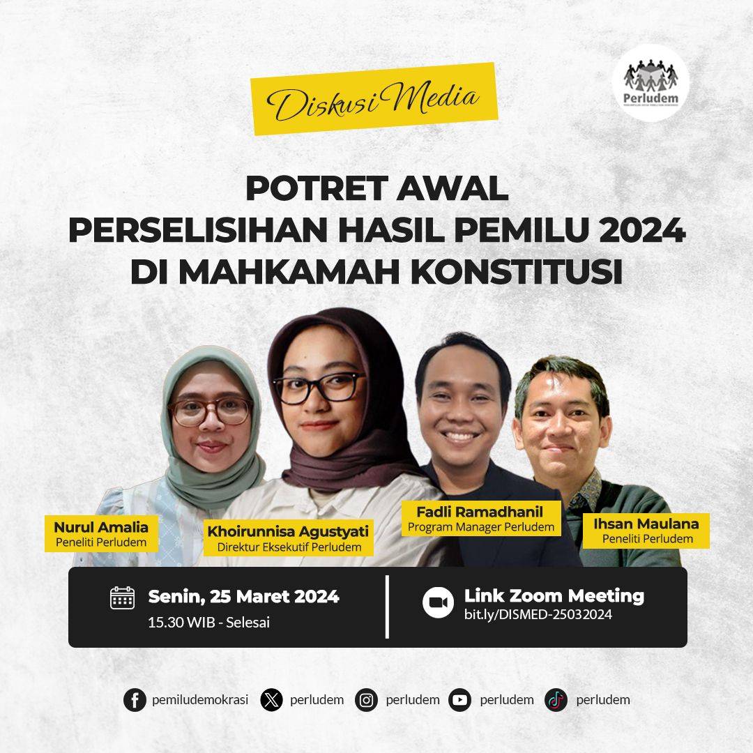 Read more about the article Presentation Material “An Early Portrait of the 2024 Election Results Dispute in the Constitutional Court