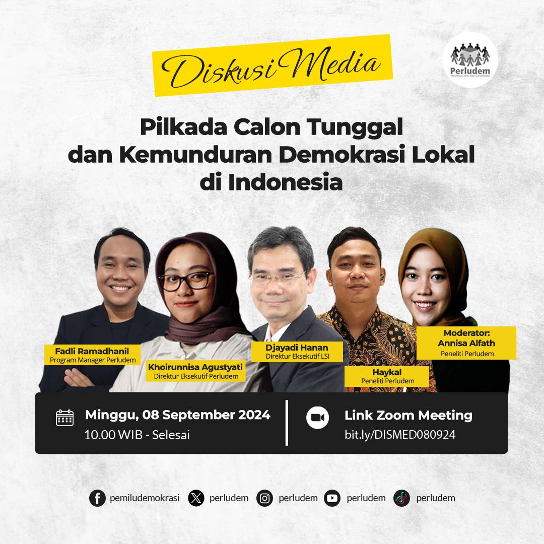 Read more about the article Presentation Material “Single Candidate Elections and the Deterioration of Local Democracy in Indonesia”